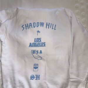 Shadow Hill White Hoodie
